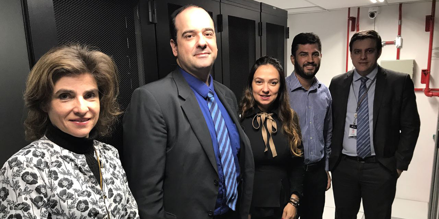 A equipe de TI do TCEMG e a equipe de TI do MPMG (Foto: divulgação)